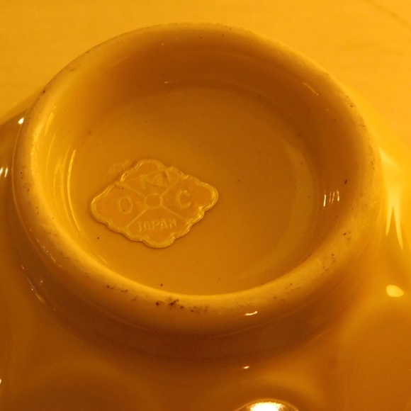 OMC Lotus Flower Dishes Ceramic Rice Bowls, Trinket dishes set 3 - Picture 3 of 4